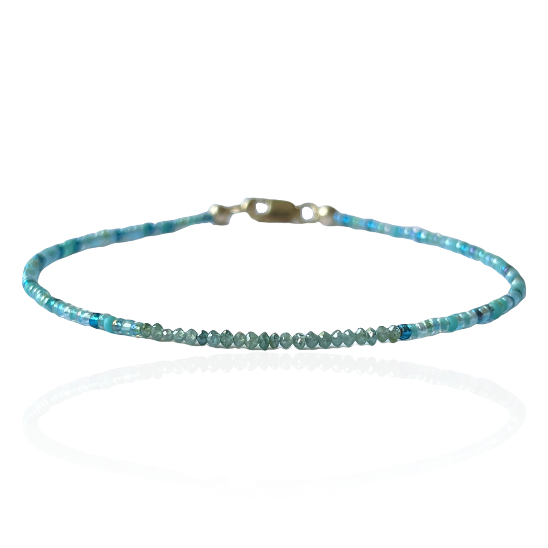 Raw online diamond bracelet