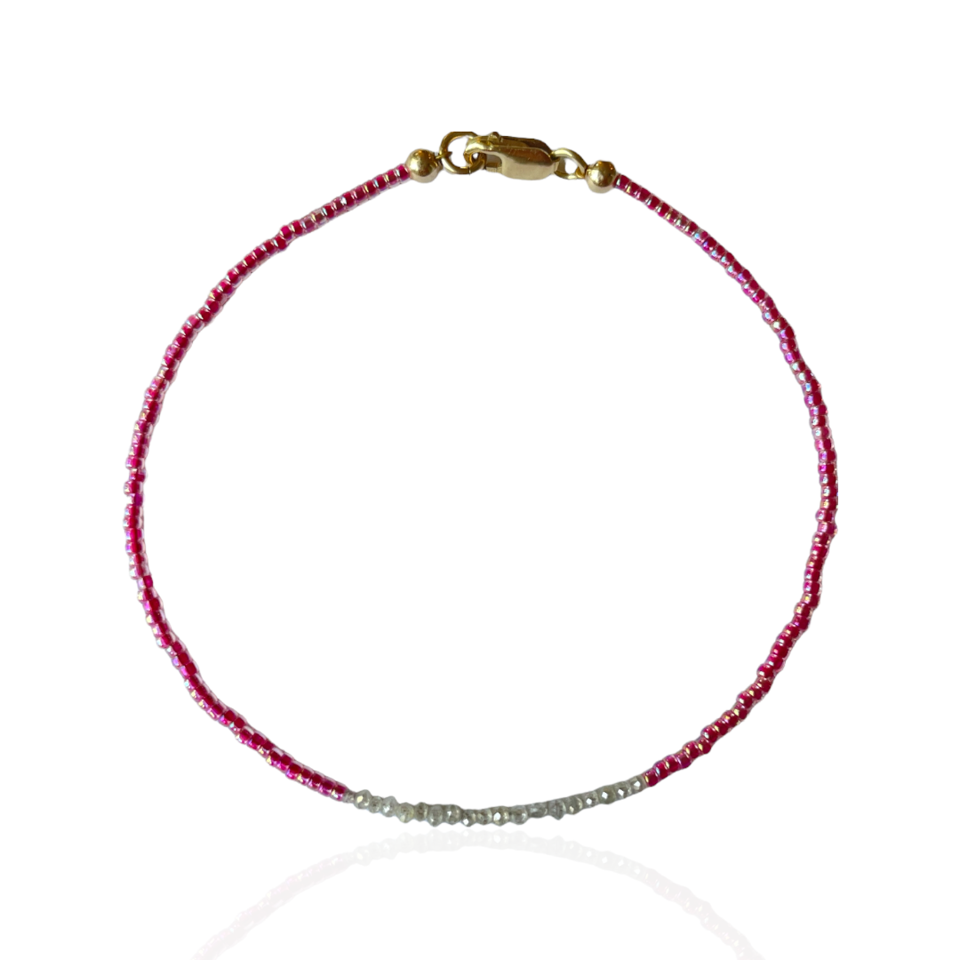 Muse Raw Diamond Bracelet - Rebecca Walls Jewelry