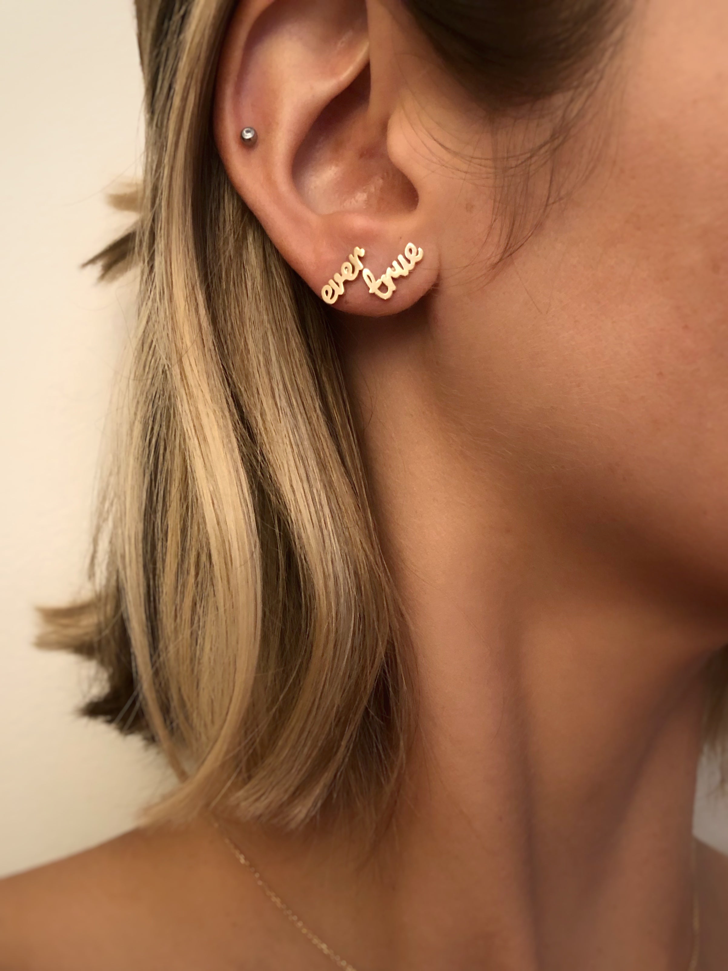 Ever True earrings - Rebecca Walls Jewelry