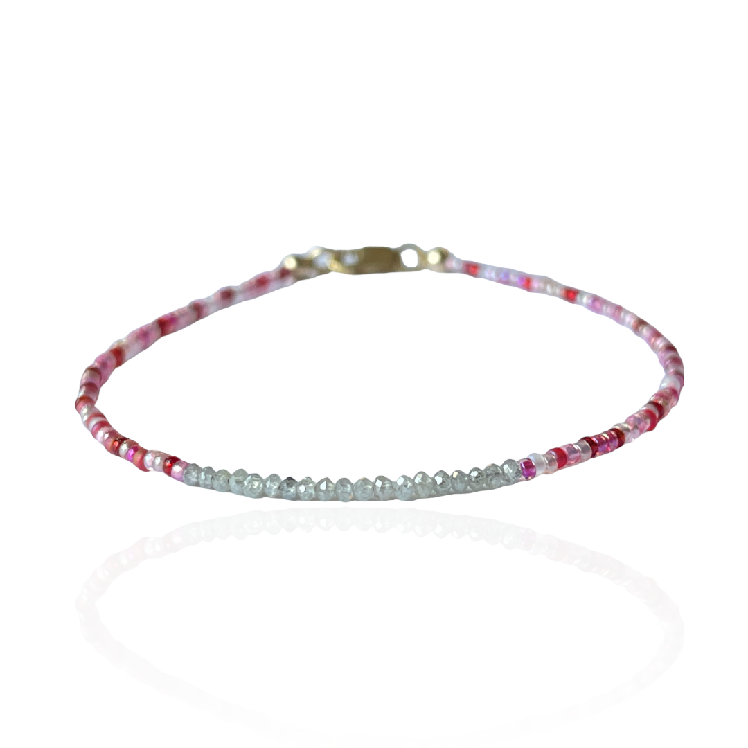 Muse Raw Diamond Bracelet - Rebecca Walls Jewelry