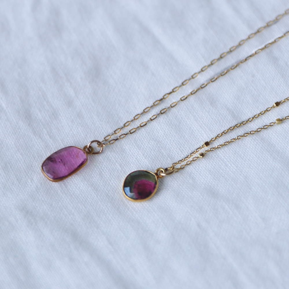 Persephone Slice Necklace - Rebecca Walls Jewelry